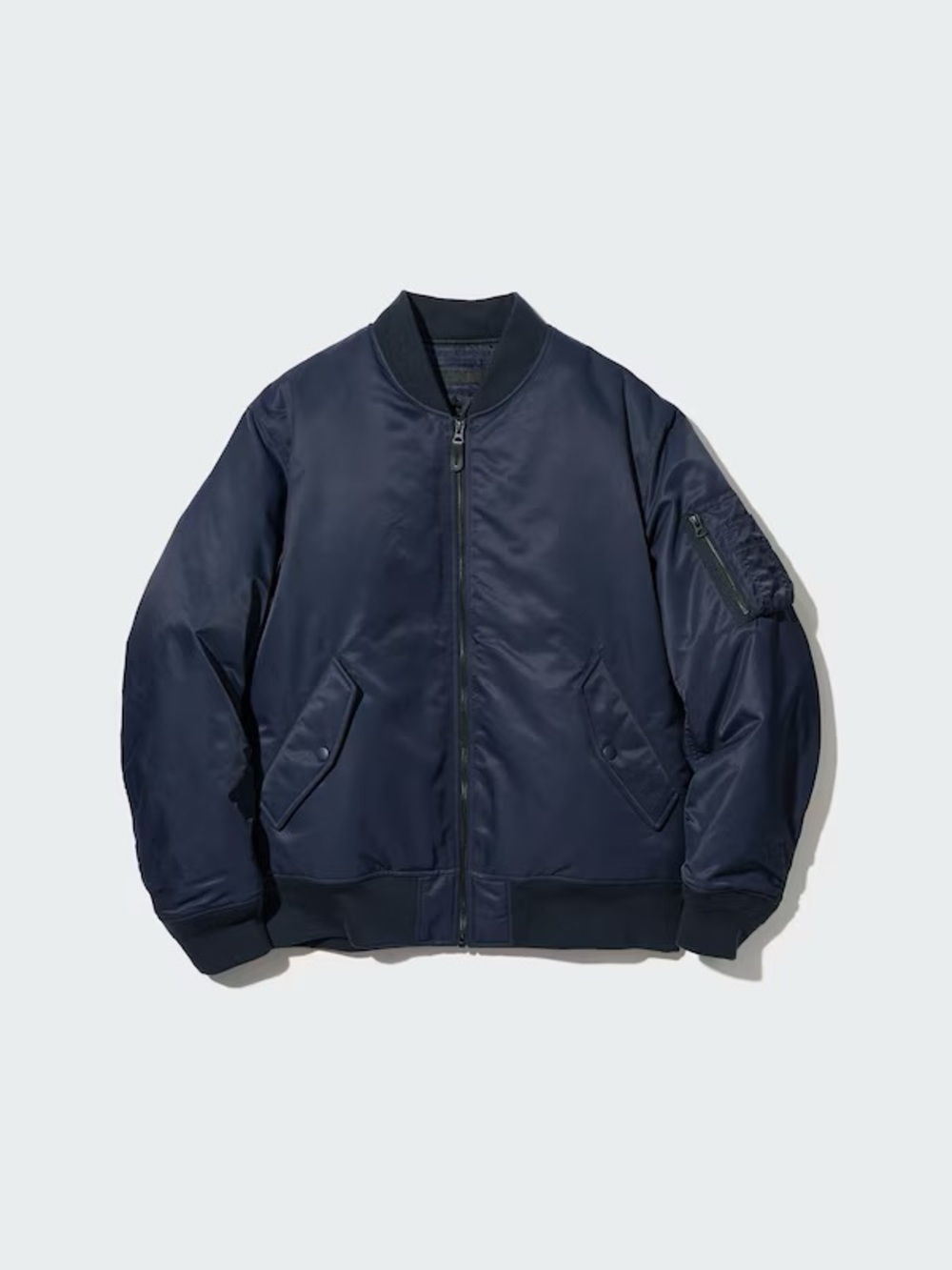 Uniqlo Men's Navy Bomber Jacket